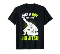 Just a Boy who loves Jiu Jitsu Kids Brazilian Jiujitsu BJJ T-Shirt