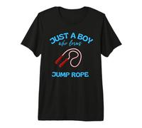 Just a boy who Loves Jumping Rope Premium T-Shirt