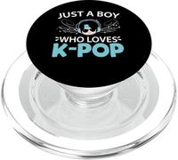 Just A Boy Who Loves K-Pop South Korea Korean Pop Music PopSockets PopGrip for MagSafe