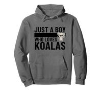 Just A Boy Who Loves Koalas Funny Koala Pullover Hoodie