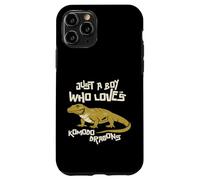 Just A Boy Who Loves Komodo Dragons Reptile Animals Gift Case for iPhone 11 Pro