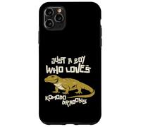 Just A Boy Who Loves Komodo Dragons Reptile Animals Gift Case for iPhone 11 Pro Max