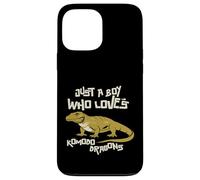 Just A Boy Who Loves Komodo Dragons Reptile Animals Gift Case for iPhone 13 Pro Max