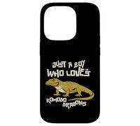Just A Boy Who Loves Komodo Dragons Reptile Animals Gift Case for iPhone 14 Pro