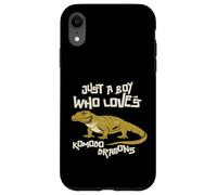 Just A Boy Who Loves Komodo Dragons Reptile Animals Gift Case for iPhone XR