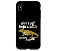 Just A Boy Who Loves Komodo Dragons Reptile Animals Gift Case for iPhone XS Max