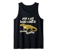 Just A Boy Who Loves Komodo Dragons Reptile Animals Gift Tank Top