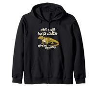 Just A Boy Who Loves Komodo Dragons Reptile Animals Gift Zip Hoodie