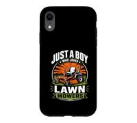 Just A Boy Who Loves Lawn Mowers Case for iPhone XR