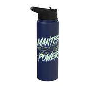 Just A Boy Who Loves Loves Praying Mantises Stainless Steel Insulated Water Bottle