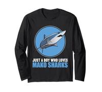 Just a Boy who loves Mako Sharks Mako Shark Long Sleeve T-Shirt