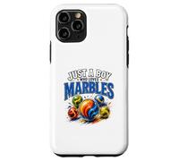Just A Boy Who Loves Marbles Funny Marble Player Design Case for iPhone 11 Pro