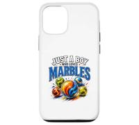 Just A Boy Who Loves Marbles Funny Marble Player Design Case for iPhone 12/12 Pro