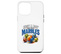 Just A Boy Who Loves Marbles Funny Marble Player Design Case for iPhone 12 Pro Max