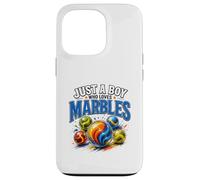 Just A Boy Who Loves Marbles Funny Marble Player Design Case for iPhone 13 Pro