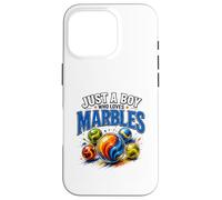 Just A Boy Who Loves Marbles Funny Marble Player Design Case for iPhone 16 Pro
