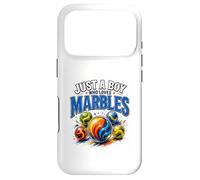 Just A Boy Who Loves Marbles Funny Marble Player Design Case for iPhone 17 Pro