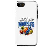 Just A Boy Who Loves Marbles Funny Marble Player Design Case for iPhone SE (2020) / 7/8