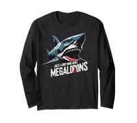 Just A Boy Who Loves Megalodons Megalodon Shark Top Long Sleeve T-Shirt