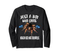 Just A Boy Who Loves Mexican Red Knee Tarantulas Long Sleeve T-Shirt