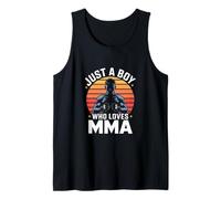 Just A Boy Who Loves MMA Mixed Martial Arts Tank Top