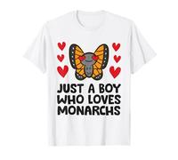 Just A Boy Who Loves Monarchs T-Shirt
