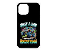Just A Boy Who Loves Monster Trucks Classic Big Cab Lights Case for iPhone 12 Pro Max