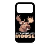 Just a Boy who loves Moose. Moose Case for iPhone 17 Pro Max