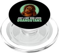 Just a Boy who loves Orangutans Orangutan PopSockets PopGrip for MagSafe