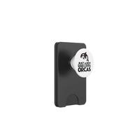 Just A Boy Who Loves Orcas Funny Whale Orca PopSockets PopWallet for MagSafe