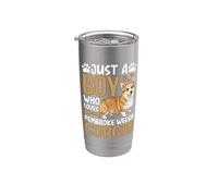 Just A Boy Who Loves Pembroke Welsh Corgis Stainless Steel Insulated Tumbler