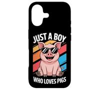 Just A Boy Who Loves Pigs Pasture Raised Pig Fan Case for iPhone 17