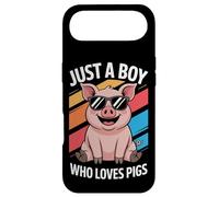 Just A Boy Who Loves Pigs Pasture Raised Pig Fan Case for iPhone Air