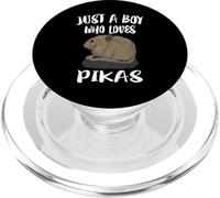 Just A Boy Who Loves Pikas Pika Animal PopSockets PopGrip for MagSafe