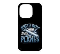 Just A Boy Who Loves Planes Case for iPhone 14 Pro
