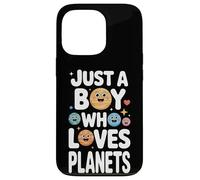 Just A Boy Who Loves Planets Astronomy Space Learning Case for iPhone 13 Pro