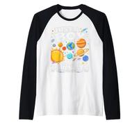 Just a Boy Who Loves Planets Solar System Space Gifts Boys Raglan Baseball Tee
