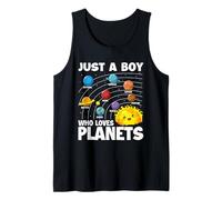 Just A Boy Who Loves Planets - Space Astronomy Science Tank Top