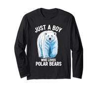 Just a Boy Who Loves Polar Bears Long Sleeve T-Shirt