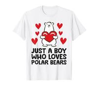 Just A Boy Who Loves Polar Bears T-Shirt