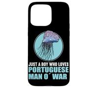 Just a Boy who loves Portuguese Man o' war Case for iPhone 15 Pro Max