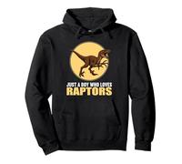 Just a Boy who loves Raptors Raptor Pullover Hoodie