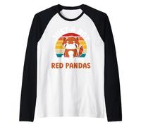 Just A Boy Who Loves Red Pandas Animal Raglan Baseball Tee