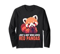 Just a Boy who Loves Red Pandas Red Panda Long Sleeve T-Shirt