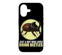 Just a Boy who loves Rhino Beetles Rhino Beetle Case for iPhone 17