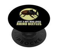 Just a Boy who loves Rhino Beetles Rhino Beetle PopSockets Adhesive PopGrip