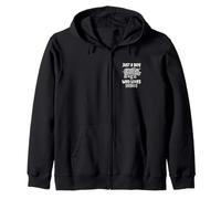 Just A Boy Who Loves Rhinos Future Zoologist Zip Hoodie