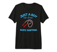 Just a boy who Loves Rope Skipping Premium T-Shirt