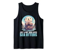 Just a Boy who Loves Sea Otters. Sea Otters Sea Otter Tank Top