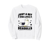 Just A Boy Who Loves Seagulls Funny Seagull Sweatshirt